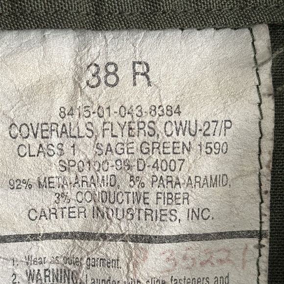 Propper Men's Green Flight Suit - Picture 9 of 10